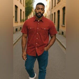 NWT True Nation Mens button up